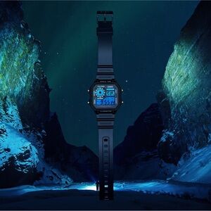 Custom Casio AE1200 Modified Casino Royale Artic Pulse Brand New Modded Colored